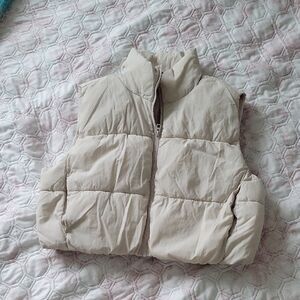 H&M Cream Puffer Vest
